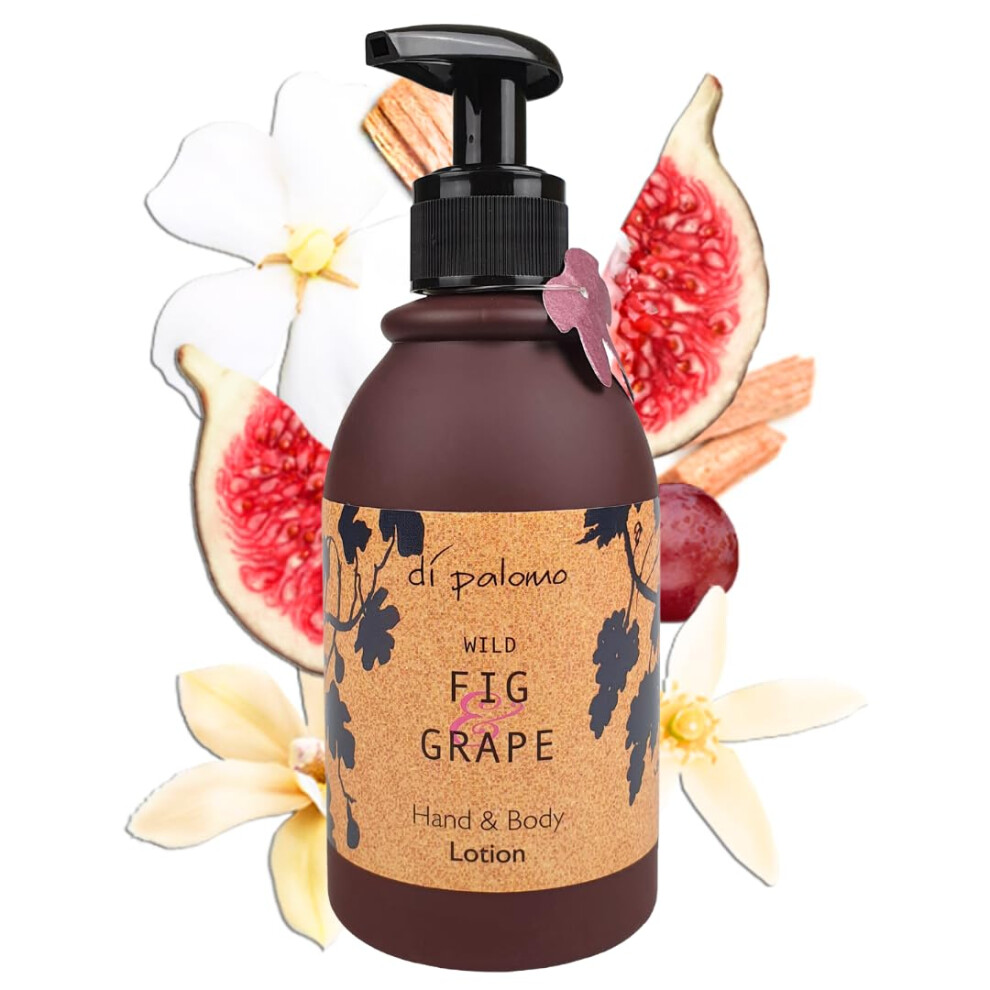 Di Palomo Cream Vegan Wild Fig & Grape Hand & Body Lotion 240Ml. Hand & Body Lotion With Moisturising Skin Care. Body & Hand Hand & Body Moisturiser For