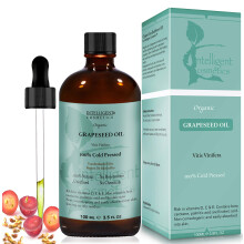 GRAPESEED OIL 100ML, 100% Cold Pressed Unrefined, Organic, Pure & Natural. Skin Care Facial Oil, Anti Ageing, Tightens & Shrinks Large Pores, Acne