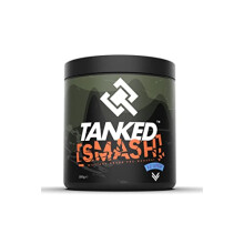 Tanked Smash, Pre Workout Powder - 250g - Improve Focus & Intensity Levels (Blue Raspberry)