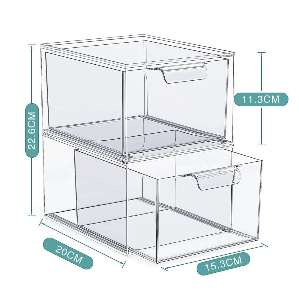 2-pack-stackable-makeup-organizer-drawers--clear-acrylic-storage-box-with-handles-for-bathroom-vanity-countertop-kitchen-cabinet-undersink--and-pantry