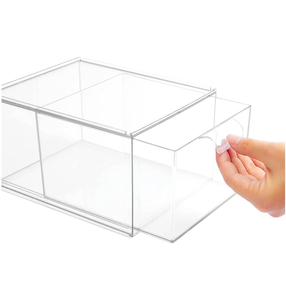 2-pack-stackable-makeup-organizer-drawers--clear-acrylic-storage-box-with-handles-for-bathroom-vanity-countertop-kitchen-cabinet-undersink--and-pantry