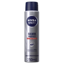 MEN Anti-Perspirant Deodorant Spray, Silver Protect, 48 Hours Deo (250 ml)