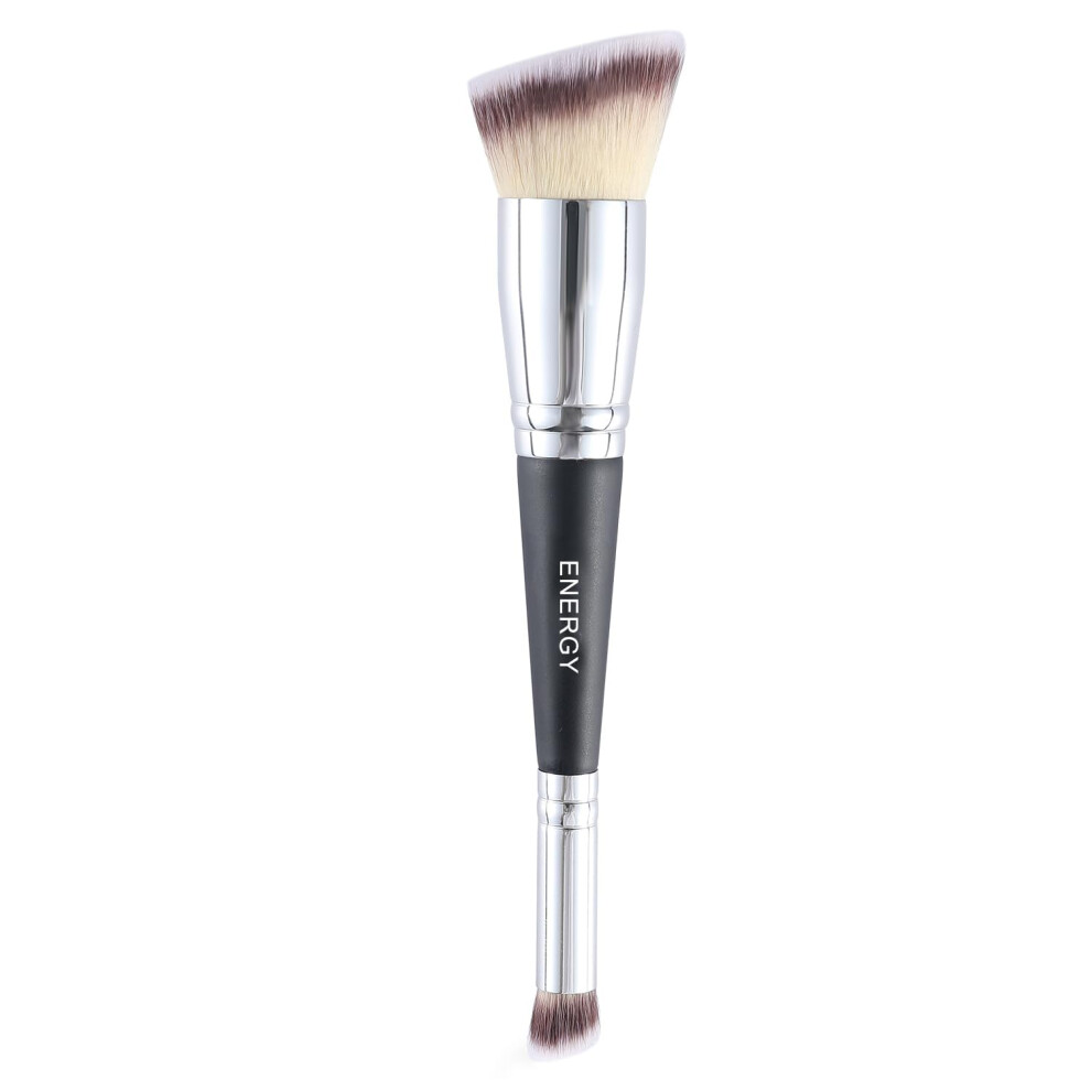 big-n-small 2-in-1 Sloped Flat Top Foundation Brush, Concealer Brush, Makeup Brush for Liquid, Cream, Powder Makeup