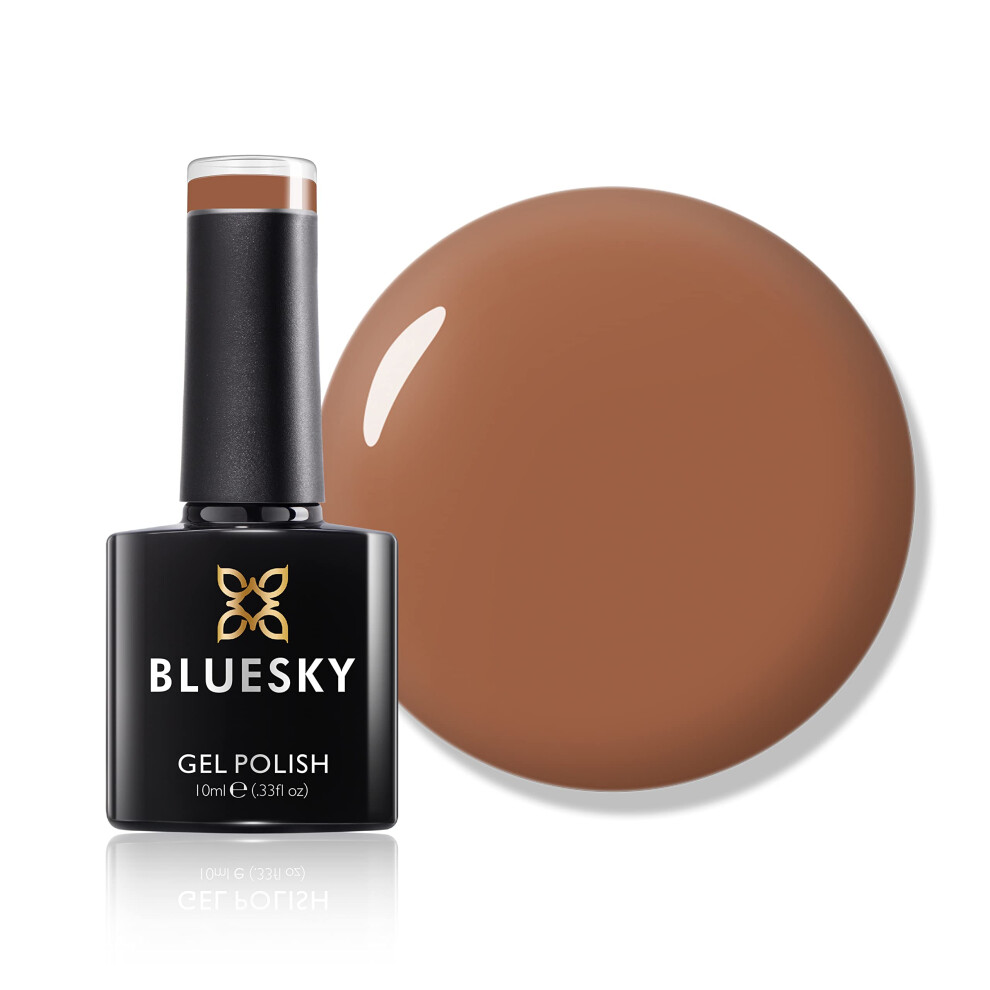 Gel Nail Polish, Caramel A079, Light Brown, Long Lasting, Chip Resistant, 10 ml (Requires Drying Under UV LED Lamp)