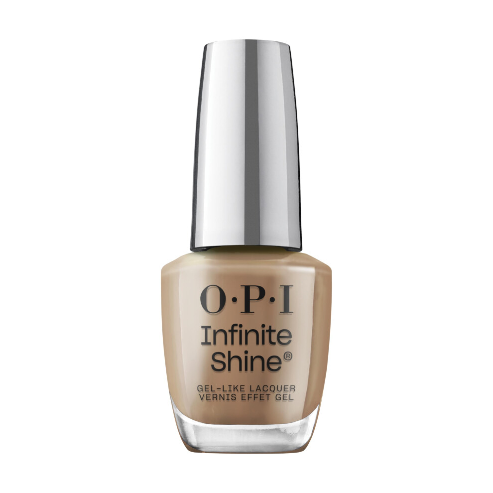 Opi Nail Polish, Infinite Shine Long-Wear System, 2Nd Step, Gel-Like Nail Varnish With No Uv Lamp Needed, Livin' La Vida Mocha 15Ml Brown