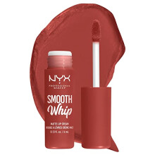NYX MAVEAU PROFESSIONNELLE SMIEUR WHIP MATTE CRAME LIP LEVANT LULTURANT LEV VELUID VEGAN EXTACK - Latte Mousse (Mauve Pinky)