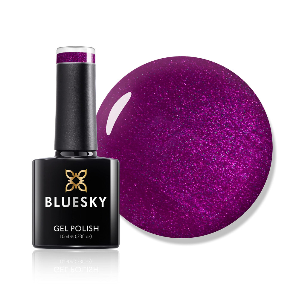 Bluesky Gel Nail Polish, Tango Passion 80580, Dark Long Lasting, Chip Resistant, 10 Ml (Requires Drying Under Uv Led Lamp) Purple