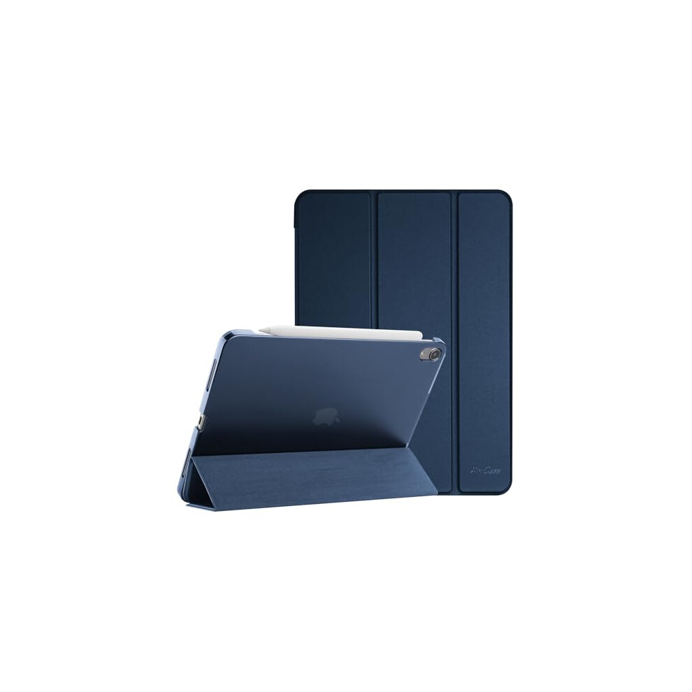 Smart Case for iPad Air 11 inch M2 2024 Air 6th /10.9 Air 5th 2022/Air 4th 2020, Protective Cover for iPad Air 6 5 4 Generation -Navy