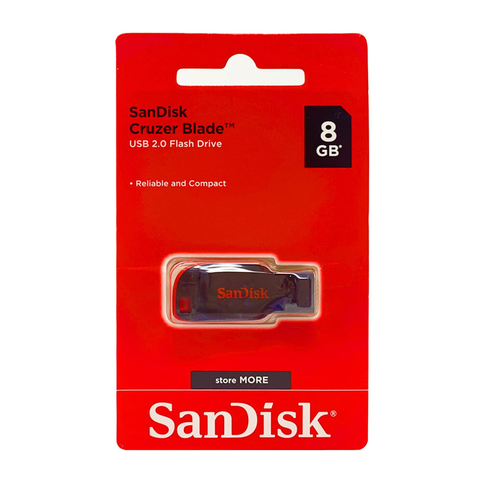 SDCZ50 B35 8 GB Cruzer Blade USB 2.0 Flash Drive - Black