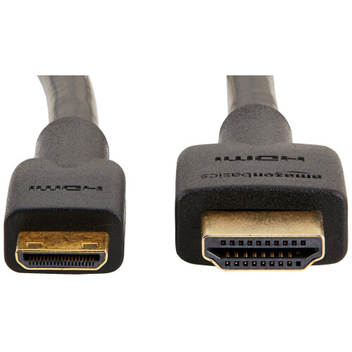 Amazon High Speed Mini HDMI (Source) to HDMI (Display) Cable, 1.8 m, Black 1