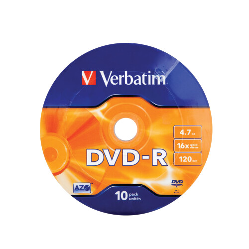 Verbatim 43729 Pack of 10 2