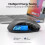TeckNet Bluetooth Mouse, 4800DPI Wireless Mouse Computer Silent Click USB Mice Bluetooth 3.0/5.0 and 2.4GHz Connectivity Mouse with 6 Adjustable DPI, 30 6