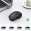 TeckNet Bluetooth Mouse, 4800DPI Wireless Mouse Computer Silent Click USB Mice Bluetooth 3.0/5.0 and 2.4GHz Connectivity Mouse with 6 Adjustable DPI, 30 7