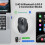 TeckNet Bluetooth Mouse, 4800DPI Wireless Mouse Computer Silent Click USB Mice Bluetooth 3.0/5.0 and 2.4GHz Connectivity Mouse with 6 Adjustable DPI, 30 2