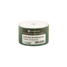 50 x Ritek CD-R Professional Grade White Inkjet Printable