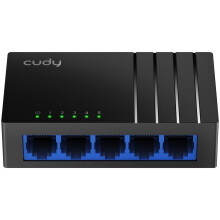 Cudy GS105D network switch Unmanaged Gigabit Ethernet (10/100/1000) Black