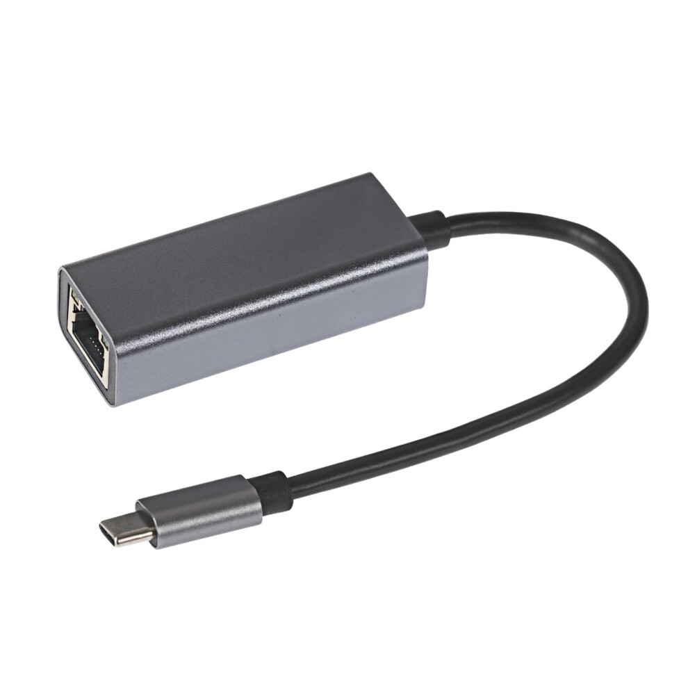 Aluminium Usb-C To Rj45 Gigabit Ethernet Network Lan Adapter For Macbook Pro, Macbook Air 2018 And Later, Ipad Pro 2018 And Later, Dell Xps, Lenovo 5026686002478