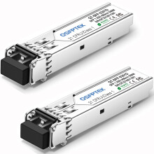 2Pack 1000Base-SX Transceiver MMF 850nm,550m,DOM, Gigabit Multimode SFP to LC Module, Mini-GBIC for Cisco GLC-SX-MMD, Meraki MA-SFP-1GB-SX, Mikrotik,