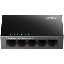 Cudy GS105 network switch Gigabit Ethernet (10/100/1000) Black