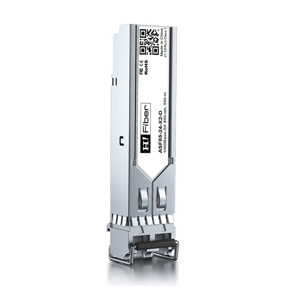 Gigabit Sfp Lc Multimode Transceiver, 1000Base-Sx Module (550M, 850Nm) For Cisco Glc-Sx-Mmd, Meraki Ma-Sfp-1Gb-Sx, Ubiquiti, Netgear, Tp-Link, Linksys 602693072274