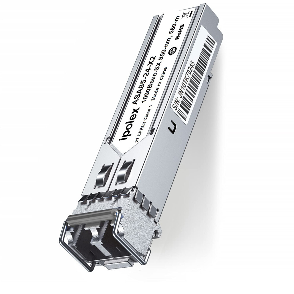 Gigabit Sx Multimode Sfp Lc Transceiver, 1000Base-Sx Mini Gbic, 1.25G Sfp Module, 850Nm Mmf, For Cisco Glc-Sx-Mmd, Meraki Ma-Sfp-1Gb-Sx, Ubiquiti 603149411982