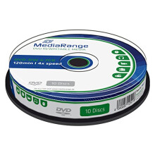 MR450 Set of 10 DVD-RW Discs 4x 4.7 GB