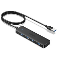 UGREEN USB-A-Hub auf 4x USB-A 3.0 - Schwarz