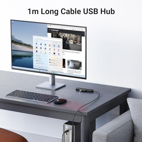 UGREEN USB-A-Hub auf 4x USB-A 3.0 - Schwarz 1