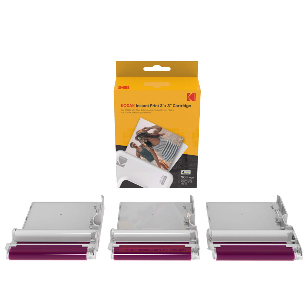 Instant Print 3'x3' Cartridge 30 Prints Mini Shot Combo