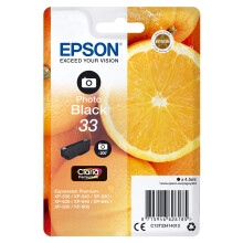 Cartucho de tinta original EPSON 33 - 4,5 ml - negro foto