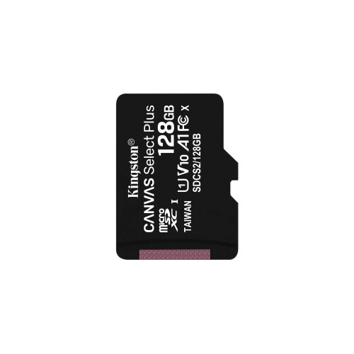 Kingston 128GB microSDXC Canvas Select Plus Class 10 Flash Memory Card SDCS2 Memory 2