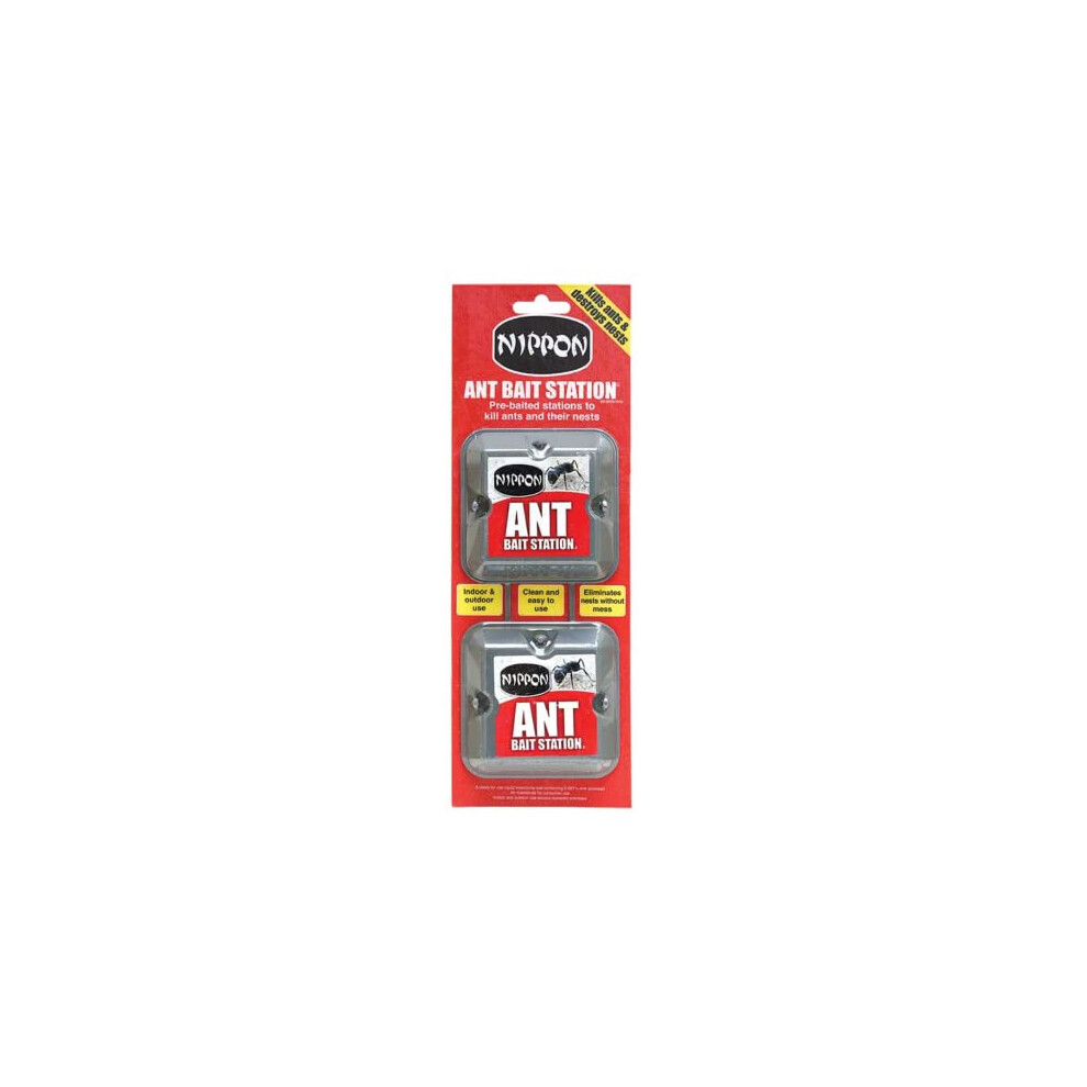 Vitax Nippon 2 X Ant Stop Bait Stations Destroy Ants And Nests Home Defence 5Nab2