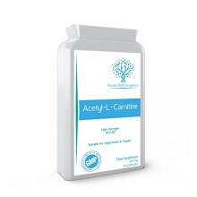 Swiss BioEnergetics Acetyl-L-Carnitine 500mg 90 Capsules SB-154-Alcar - High-Strength, D-Carnitine Free, UK Made, Vegan