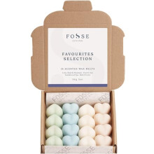 Favourites Selection Strong Scented Wax Melts 16 Pack - The Gift for Every Occasion – 4 of Our Favourite Scents - Fresh Linen, Baby Powder, Lime,