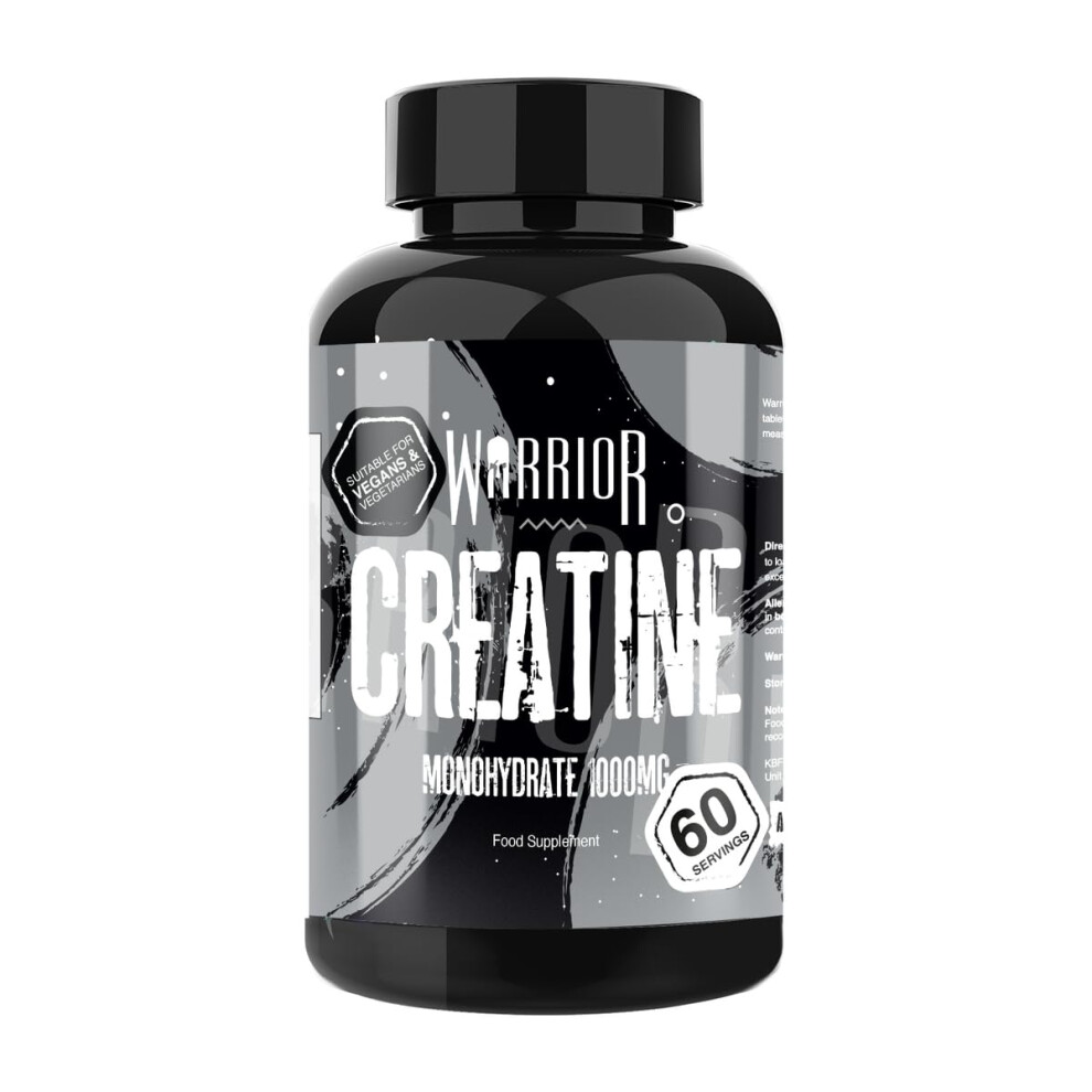 New Warrior Men's Creatine Monohydrate Tablets – 3000Mg Per Serving – Supplet For Performance – Supports Muscle Growth – Unflavoured – Suitable For &