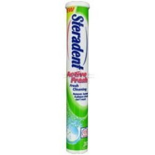 Steradent Active Fresh Denture Tablets 3-Pack Bundle | Removes Plaque & Stains, Kills 99.9% of Bacteria