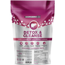 Liver Detox, Cleanse & Repair (60 Tablets) 100% Herbal & Natural Ingredients - Manufactured in The UK by BioPharmX