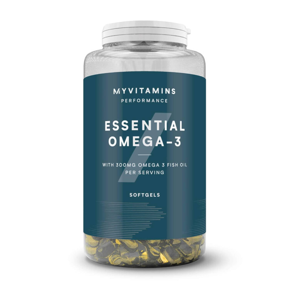 Essential Omega 3, 300mg Omega 3 FIsh Oil - 80 Day Supply, 250 capsules. Essential supplement for joint care and heart health