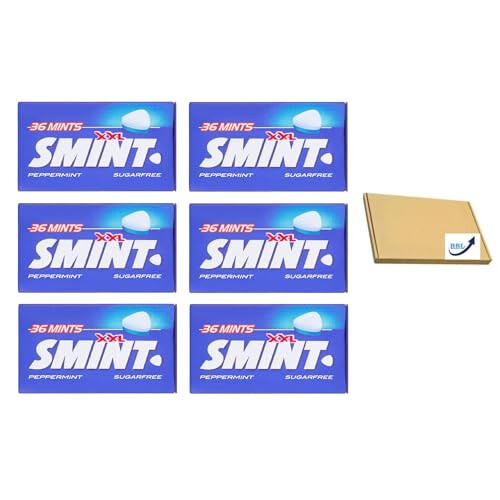 Smint Sugarfree XXL Peppermint Tins (Pack of 6)