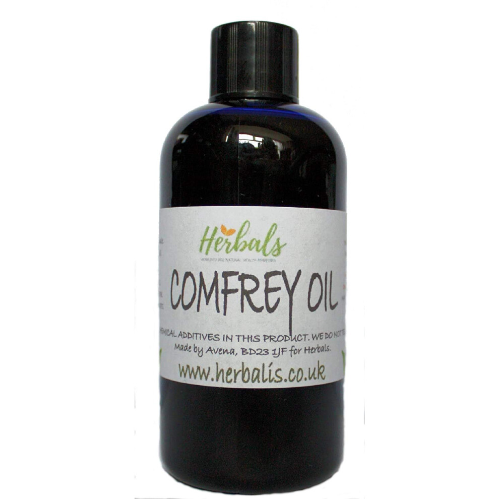 Wellmadefairtrade Natural Comfrey Oil Pure Ingredients (Symphytum Officinale) 100Ml Ideal Bone Fractures Breaks Wounds Joint Arthritic Pain Relief