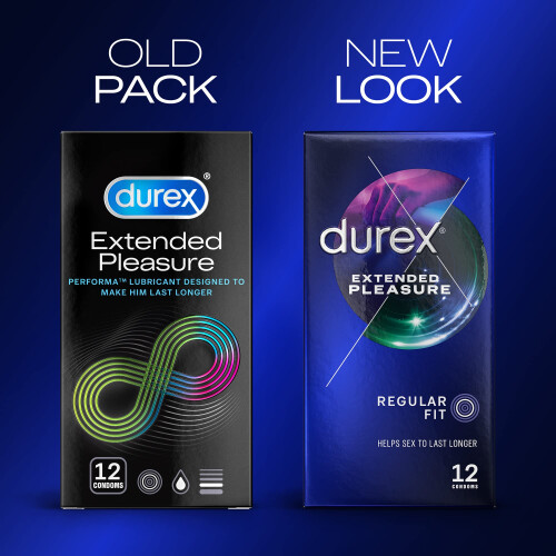 Durex Extended Pleasure Condoms - Pack of 12 2