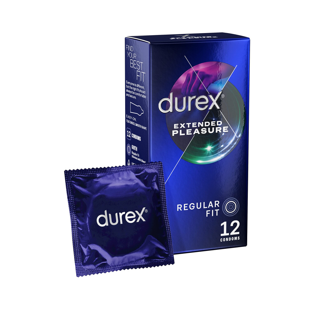 Durex Extended Pleasure Condoms - Pack Of 12