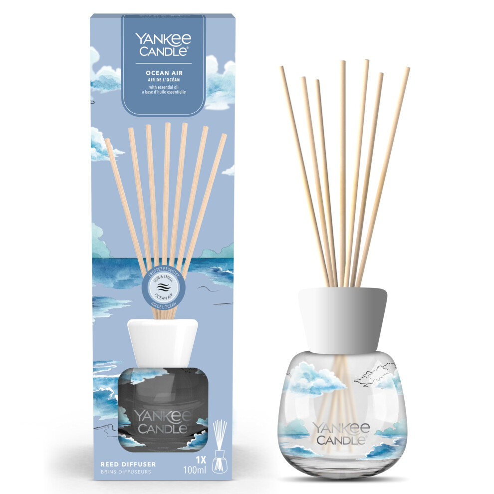 Signature Reed Diffuser | Ocean Air | 100ml | Up to 6 Weeks of Fragrance | Perfect Gifts for Women