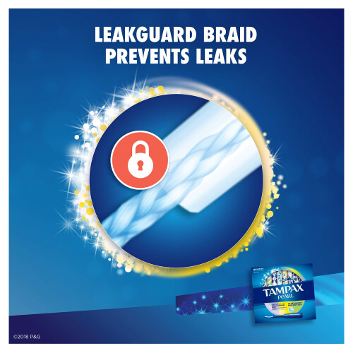 Pearl Tampons, Light/Regular/Super Absorbency with LeakGuard Braid, Triple Pack, Scented, 34 Count 2