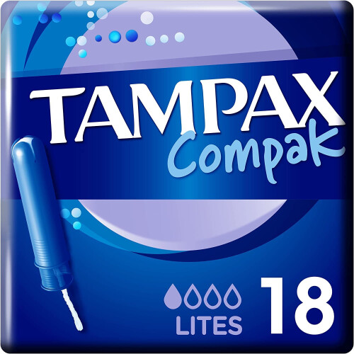 Compak Lites Tampons With Applicator X 18