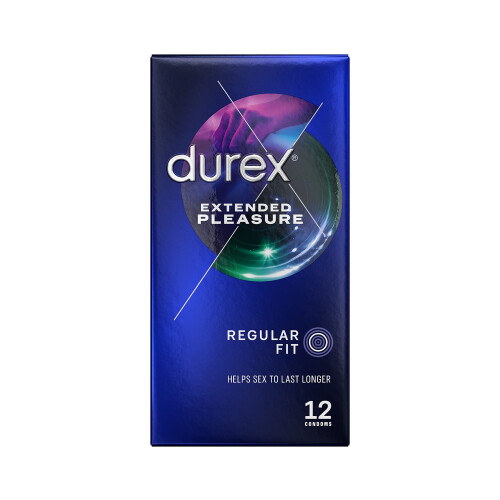 Durex Extended Pleasure Condoms - Pack of 12 1