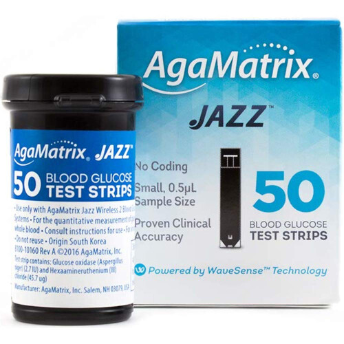 WaveSense JAZZ Test Strips - 50 Pack 2