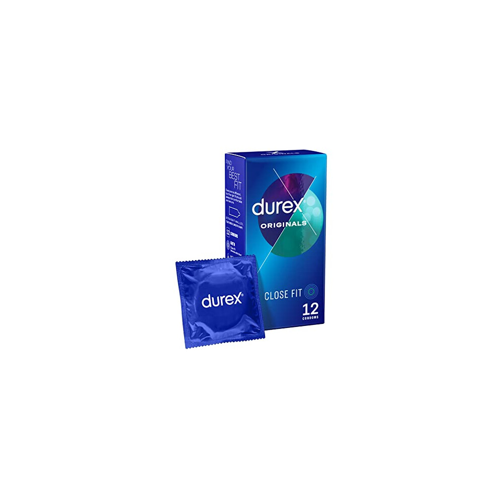 Durex Originals Condoms With Silicone Lube Close Fit 12S