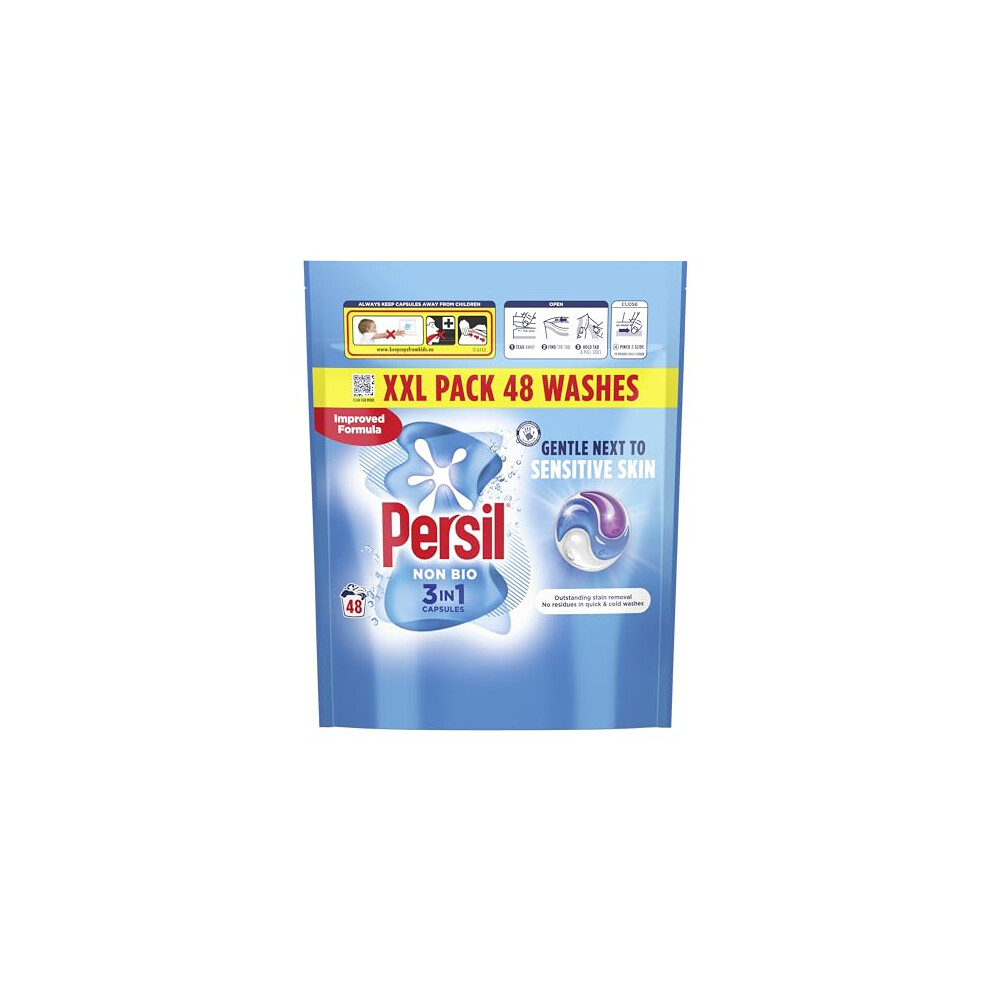 Non Bio 3 in 1 Washing Capsules 48 washes