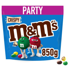 Crispy Milk Chocolate Party Bulk Bag, Chocolate Gift & Movie Night Snacks, 850g